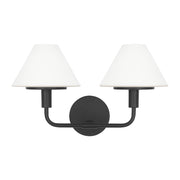 Generation Lighting - GLW1022MBK - Wall Sconce - Mendota - Midnight Black