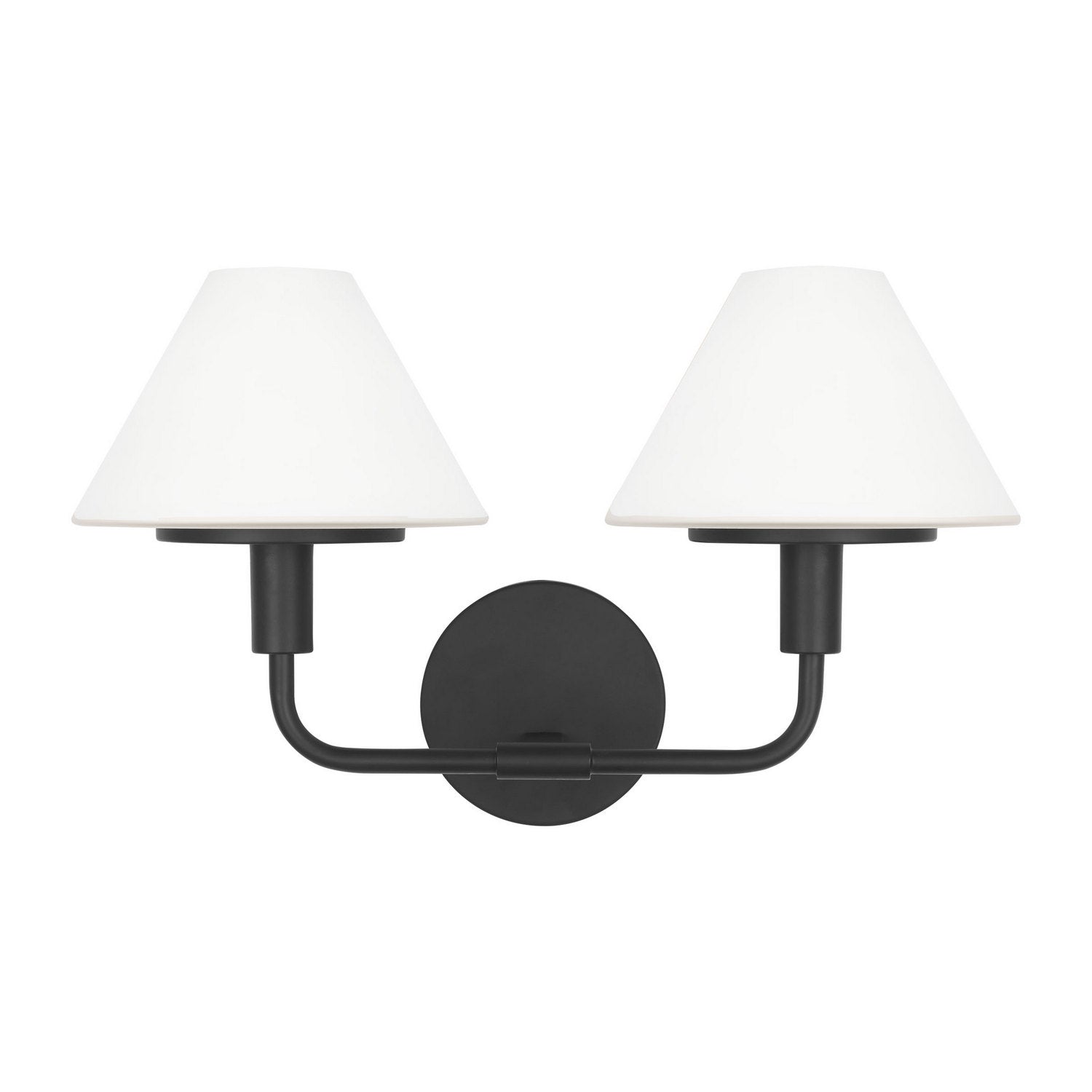 Generation Lighting - GLW1022MBK - Wall Sconce - Mendota - Midnight Black
