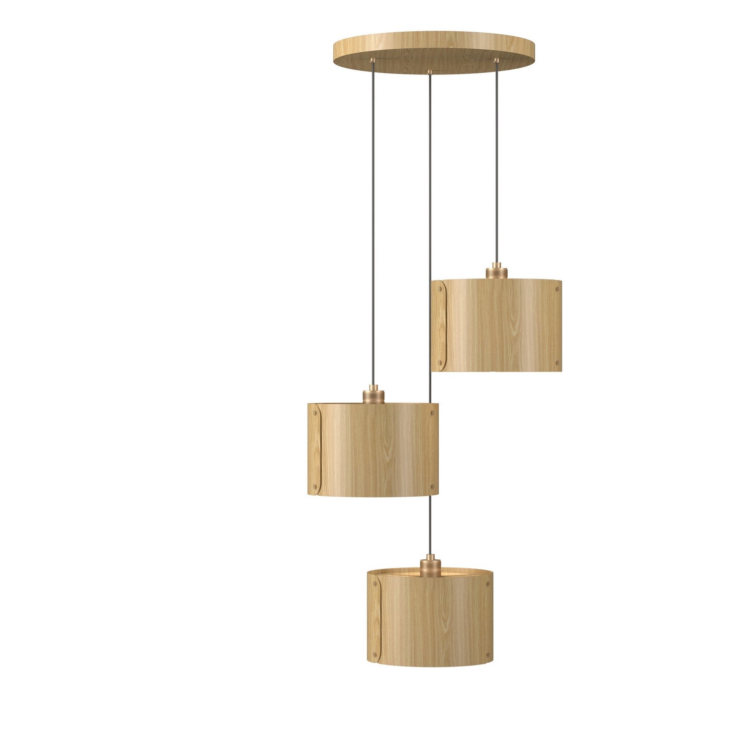 Accord Lighting - 1543.45 - Three Light Pendant - Element - Sand