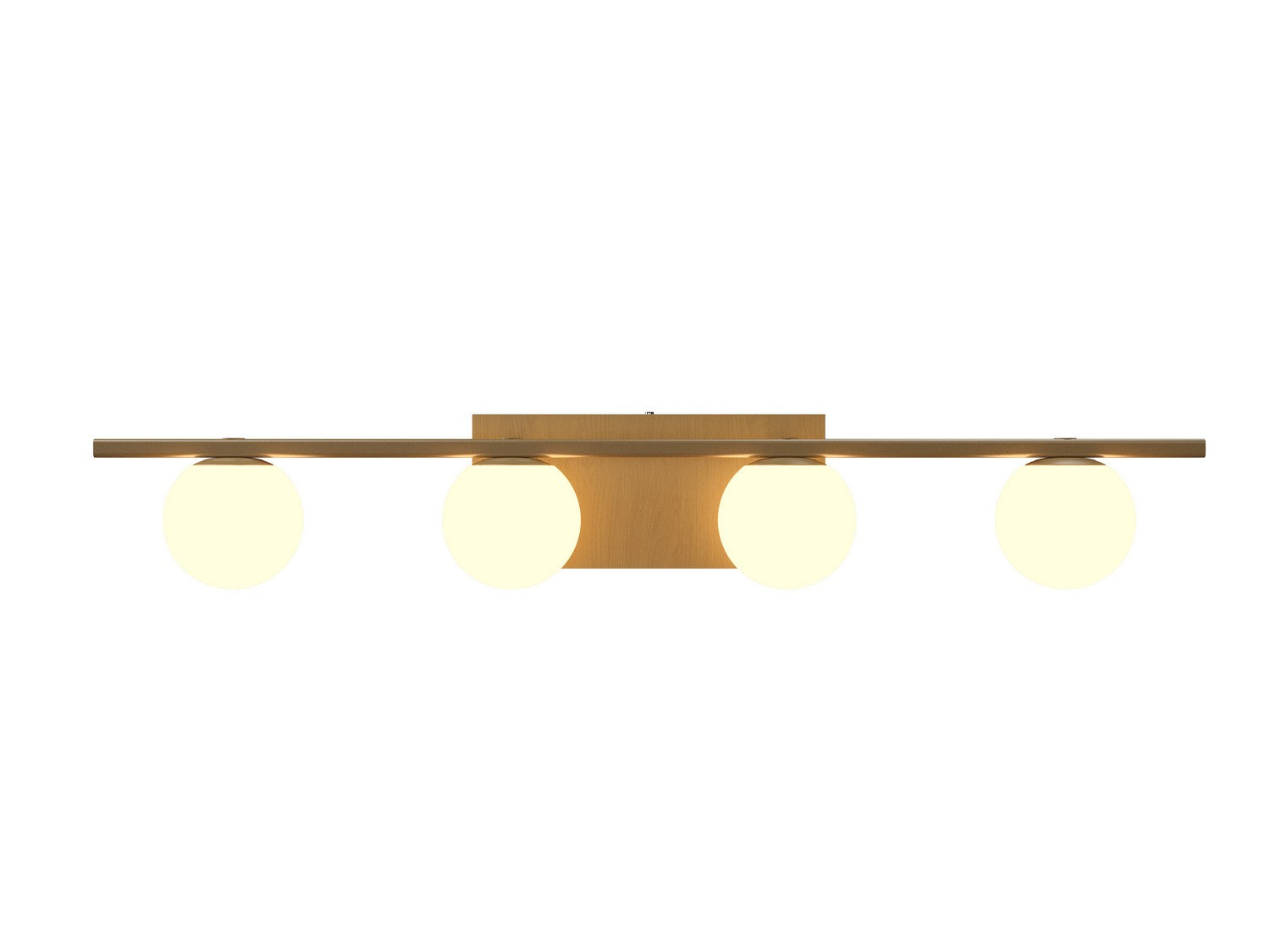 Accord Lighting - 4211.49 - Four Light Wall Lamp - Sfera - Organic Gold