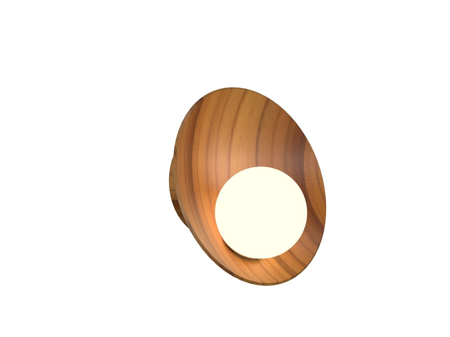Accord Lighting - 4217.12 - One Light Wall Lamp - Oyster - Teak