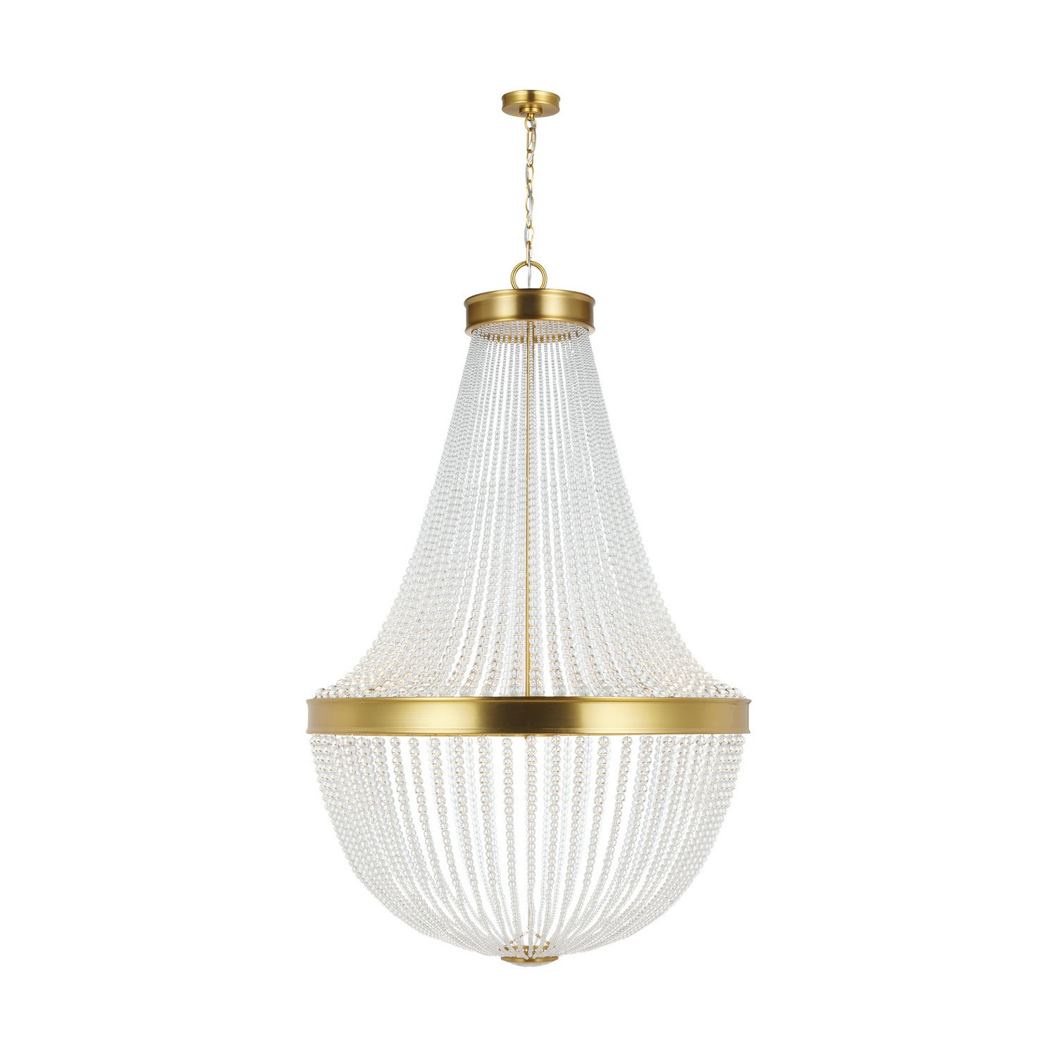 Visual Comfort Studio - CC14912BBS - 12 Light Chandelier - Summerhill - Burnished Brass