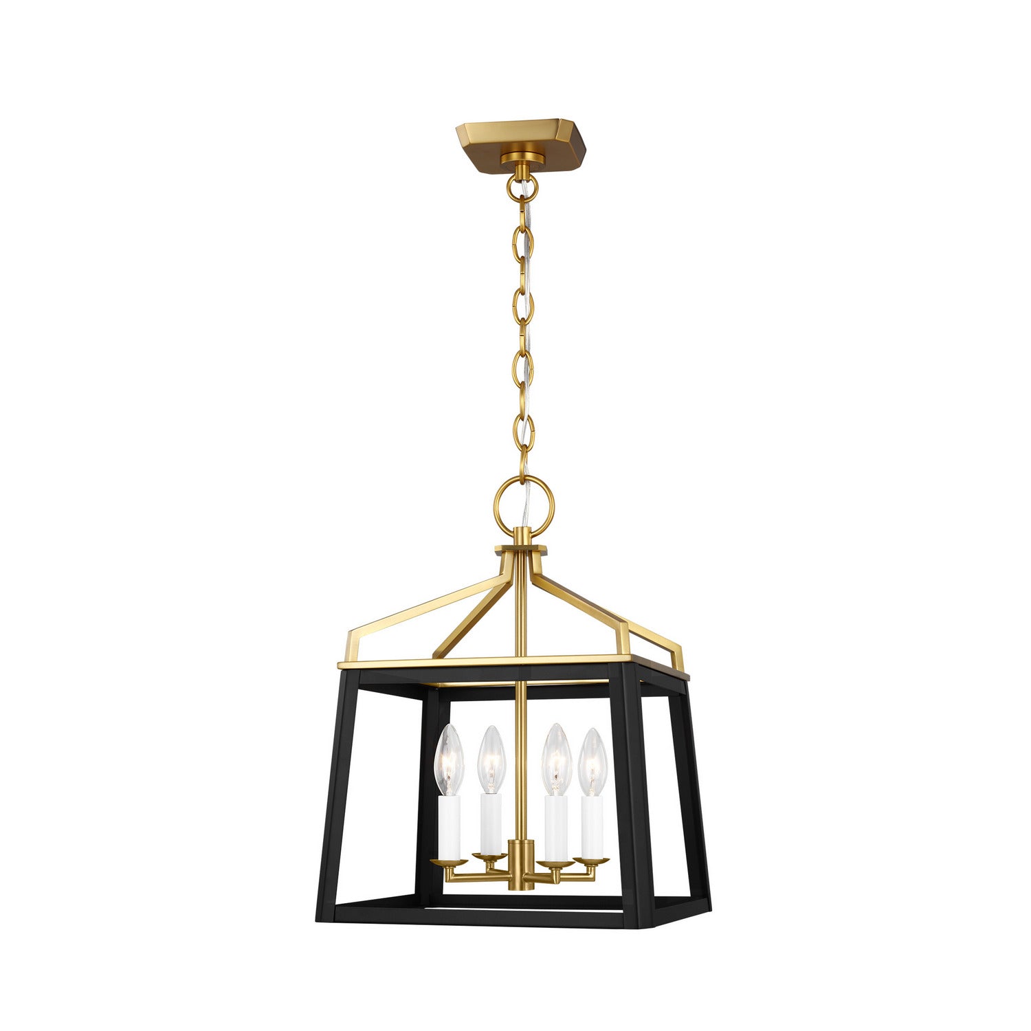 Visual Comfort Studio - CC1564MBKBBS - Four Light Lantern - Carlow - Midnight Black