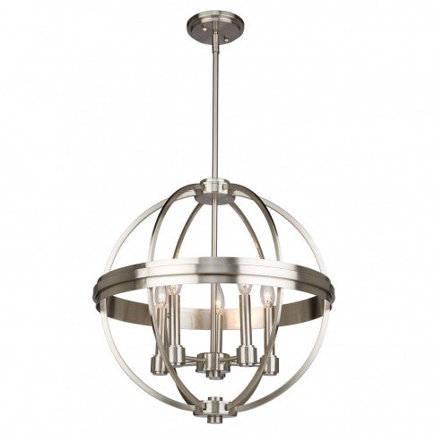 Artcraft - AC10695CH - Five Light Chandelier - Roxbury - Chrome
