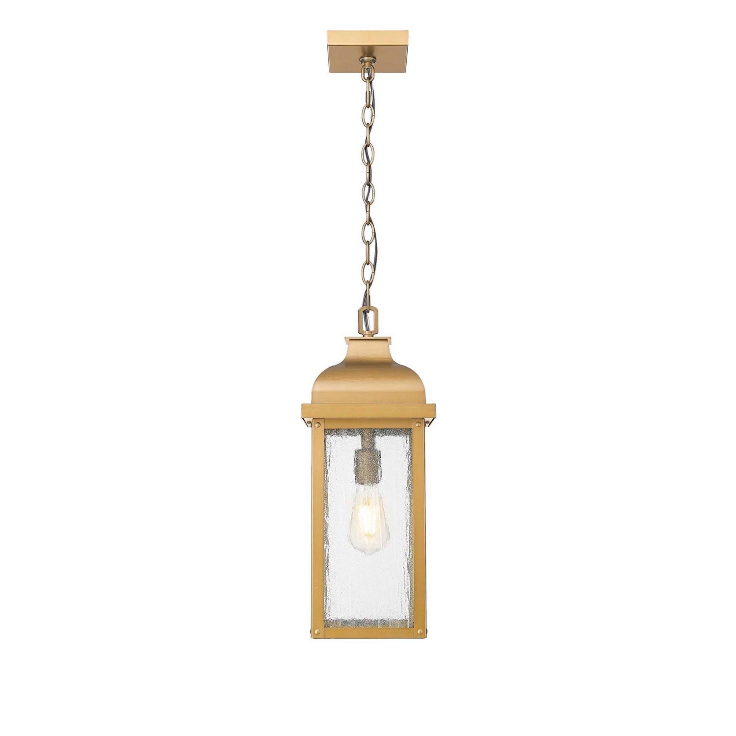 Artcraft - AC8185WB - One Light Outdoor Pendant - Madrid - Weathered Brass