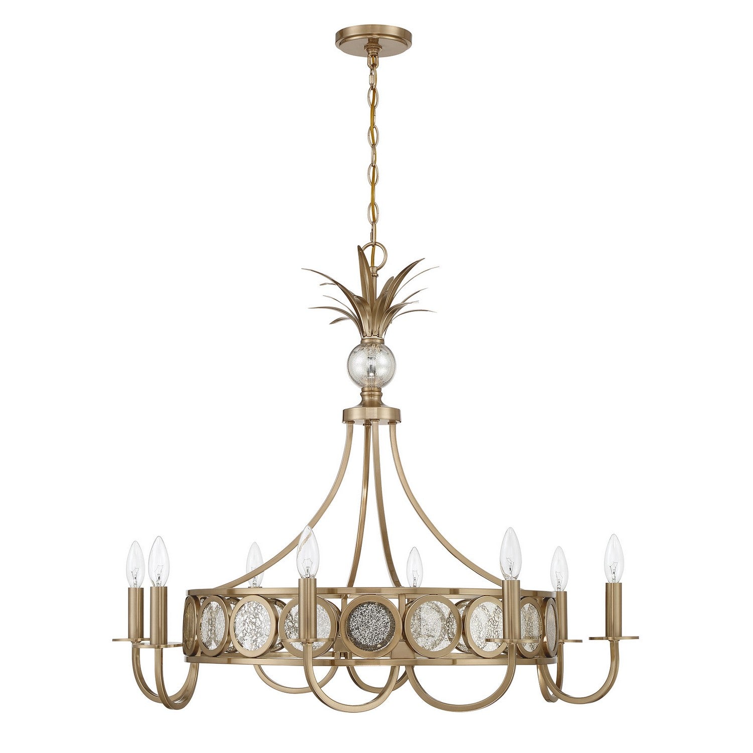 Savoy House - 1-1205-8-127 - Eight Light Chandelier - Hearst - Noble Brass