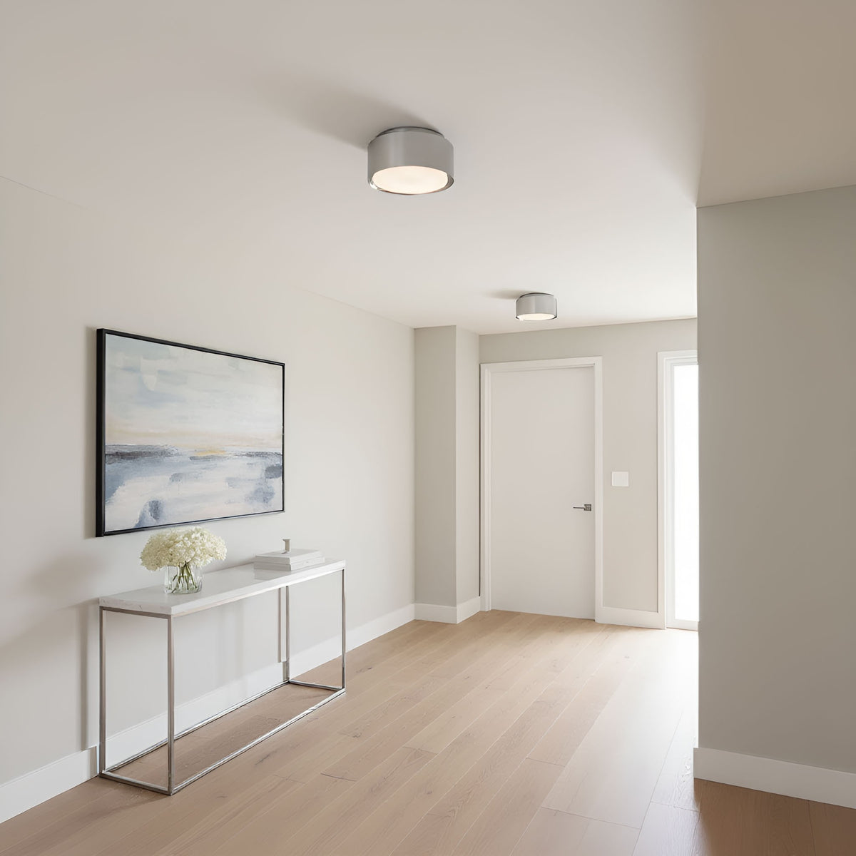 Visual Comfort Studio - DJF1051BS - One Light Flush Mount - Dartmore - Brushed Nickel