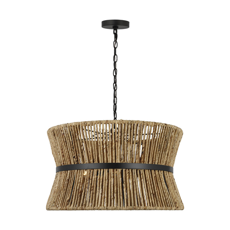 Visual Comfort Studio - DJP1063MBK - Three Light Pendant - Thurlo - Midnight Black