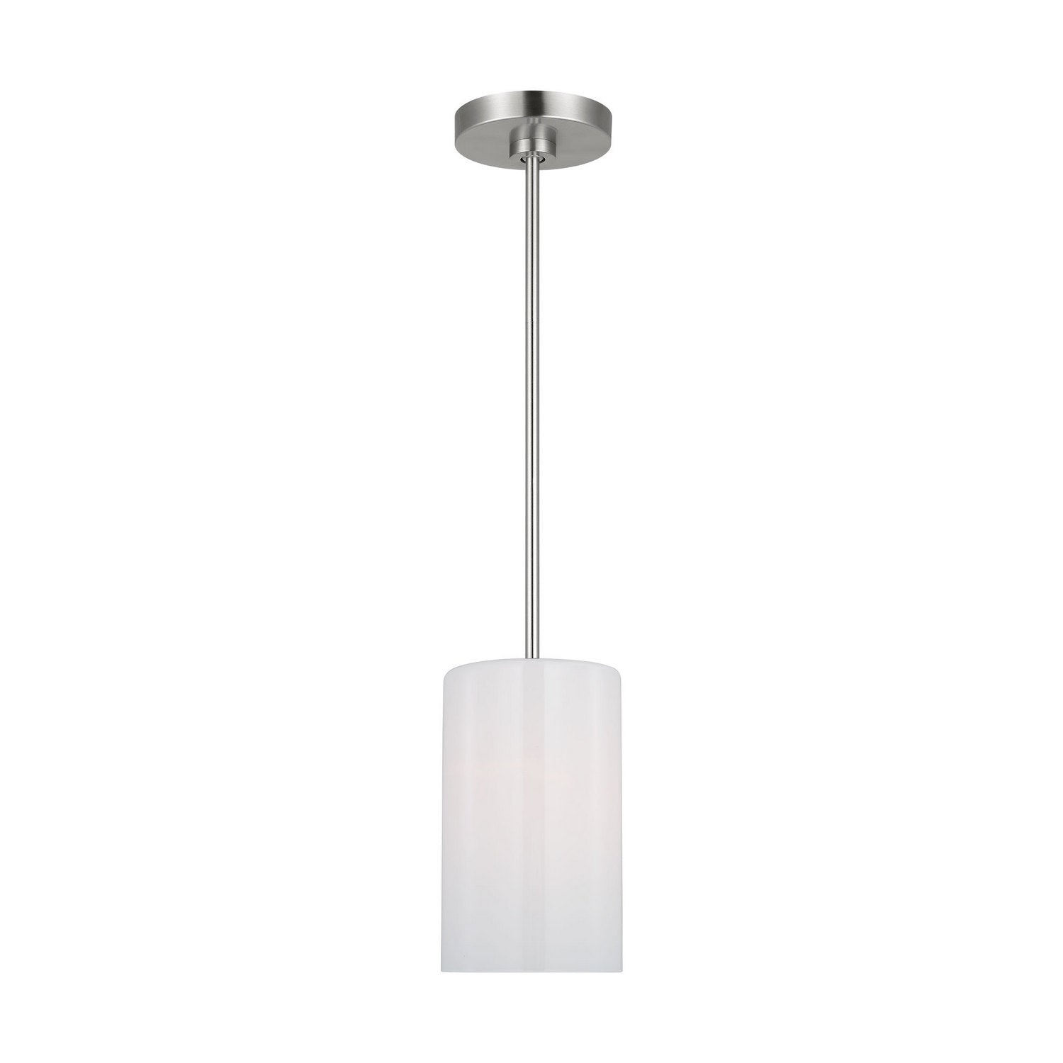 Generation Lighting - GLP1001EN3/BS - One Light Mini Pendant - Rhett - Brushed Steel