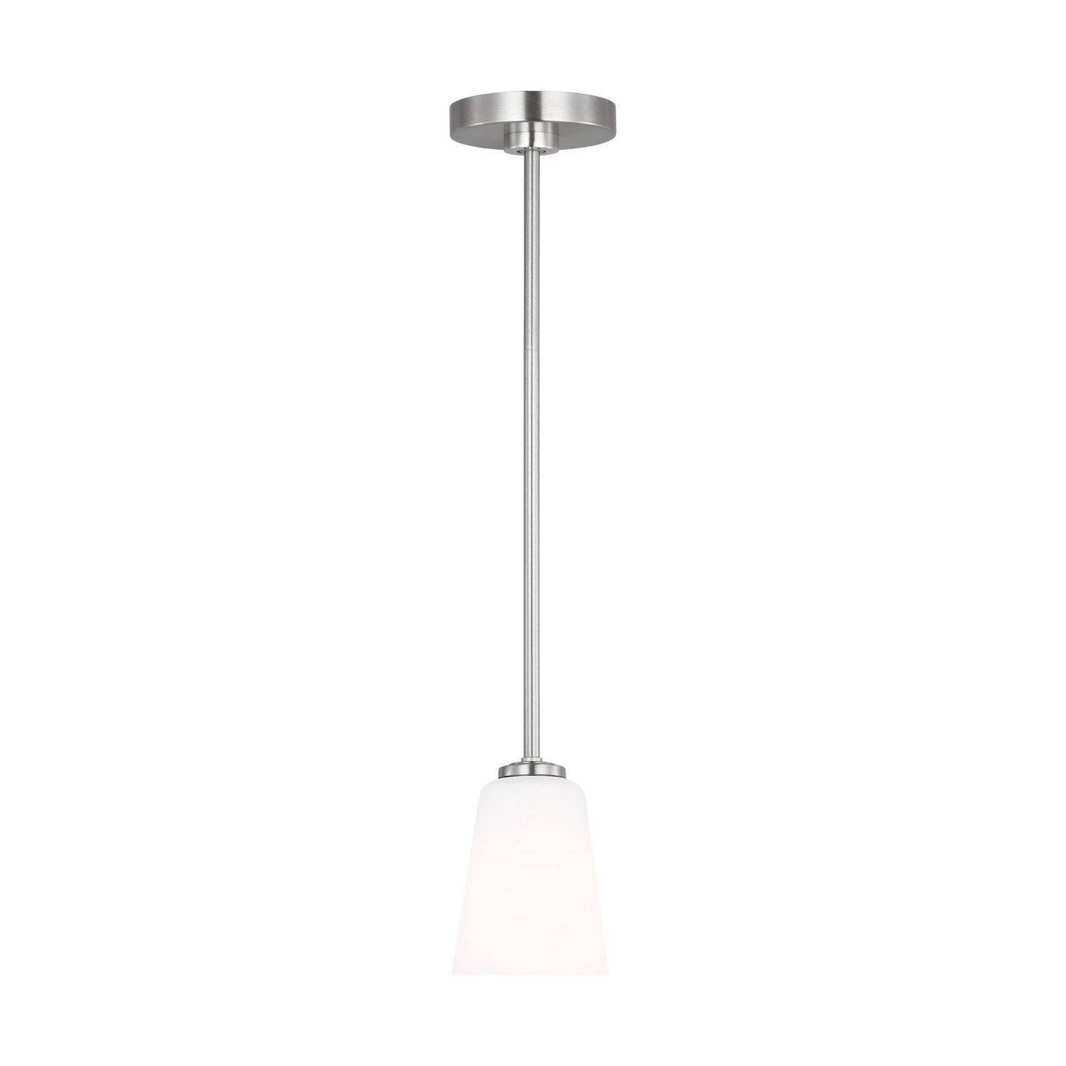 Generation Lighting - GLP1031BS - One Light Mini-Pendant - Miles - Brushed Nickel