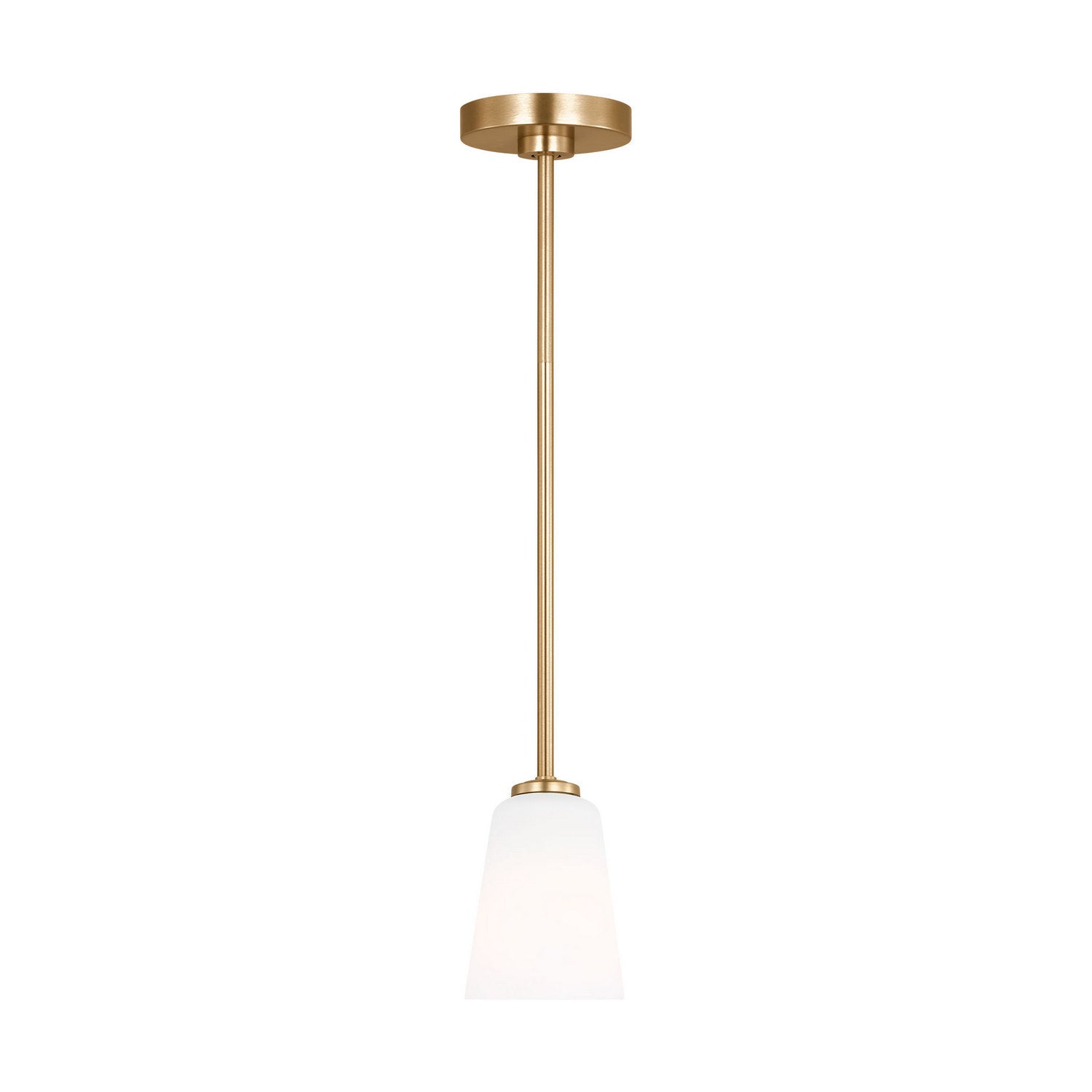 Generation Lighting - GLP1031SB - One Light Mini-Pendant - Miles - Satin Brass