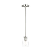 Generation Lighting - GLP1041BS - One Light Mini-Pendant - Miles - Brushed Nickel