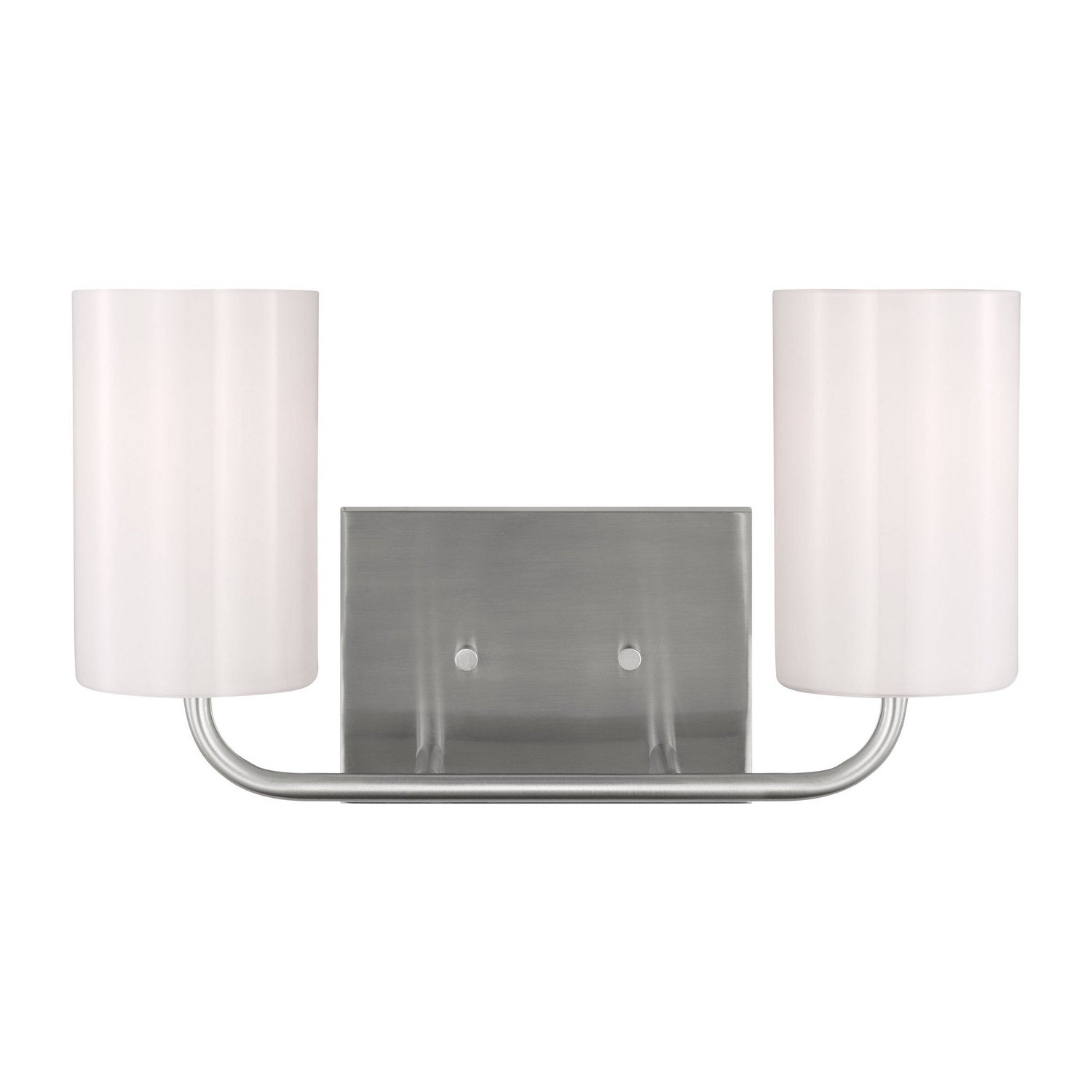Generation Lighting - GLV1002EN3/BS - Two Light Vanity - Rhett - Brushed Steel