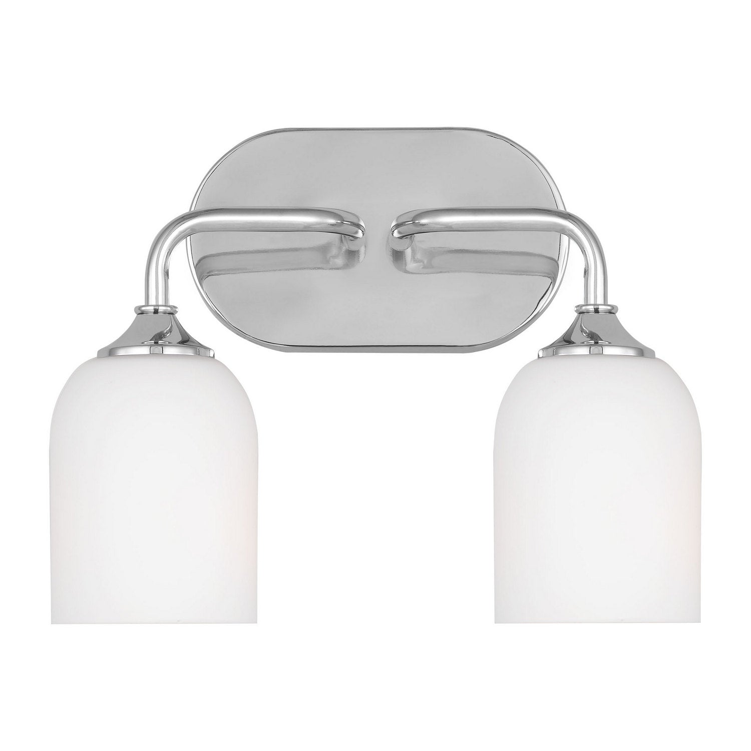 Generation Lighting - GLV1022EN3/CH - Two Light Vanity - Emile - Chrome