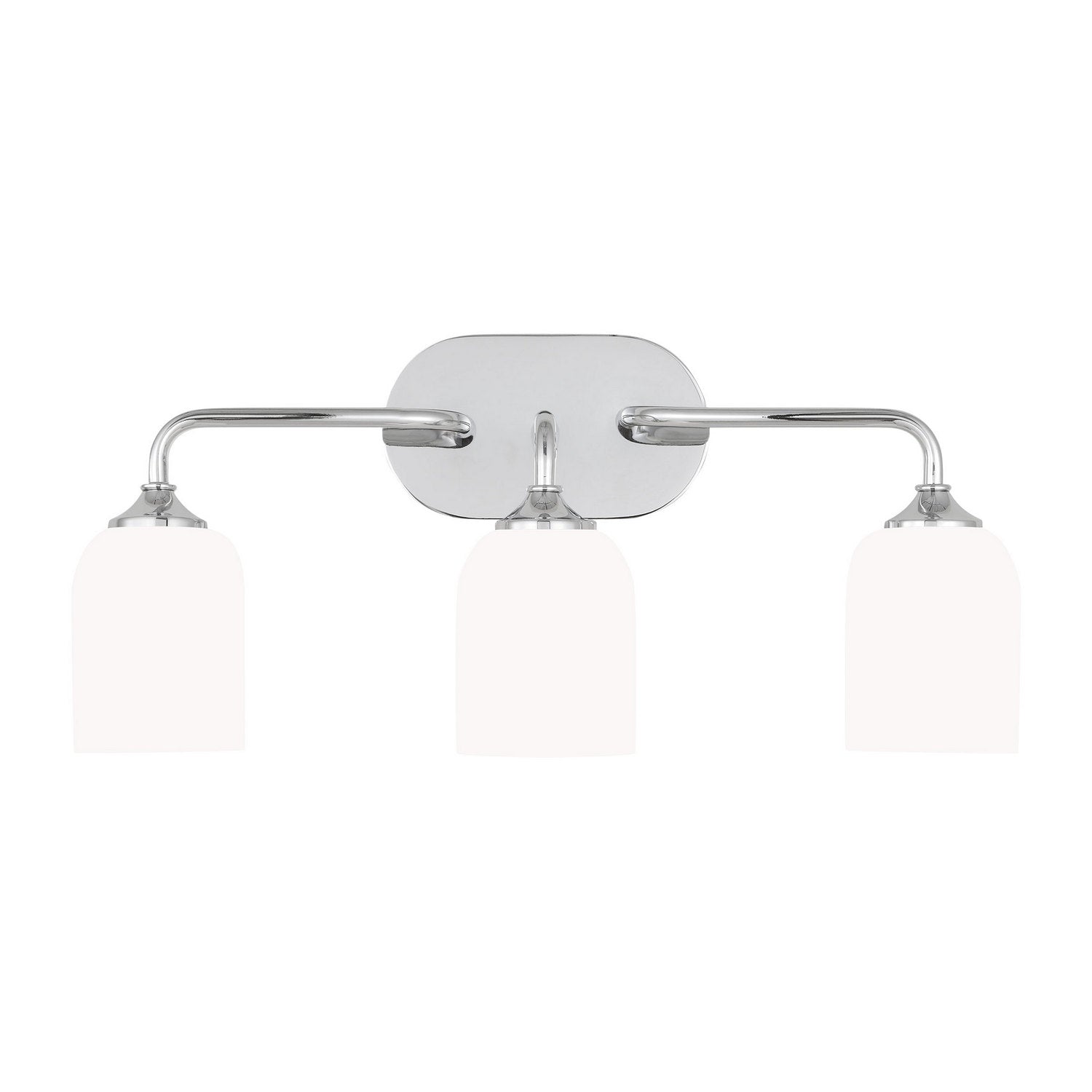Generation Lighting - GLV1023EN3/CH - Three Light Vanity - Emile - Chrome