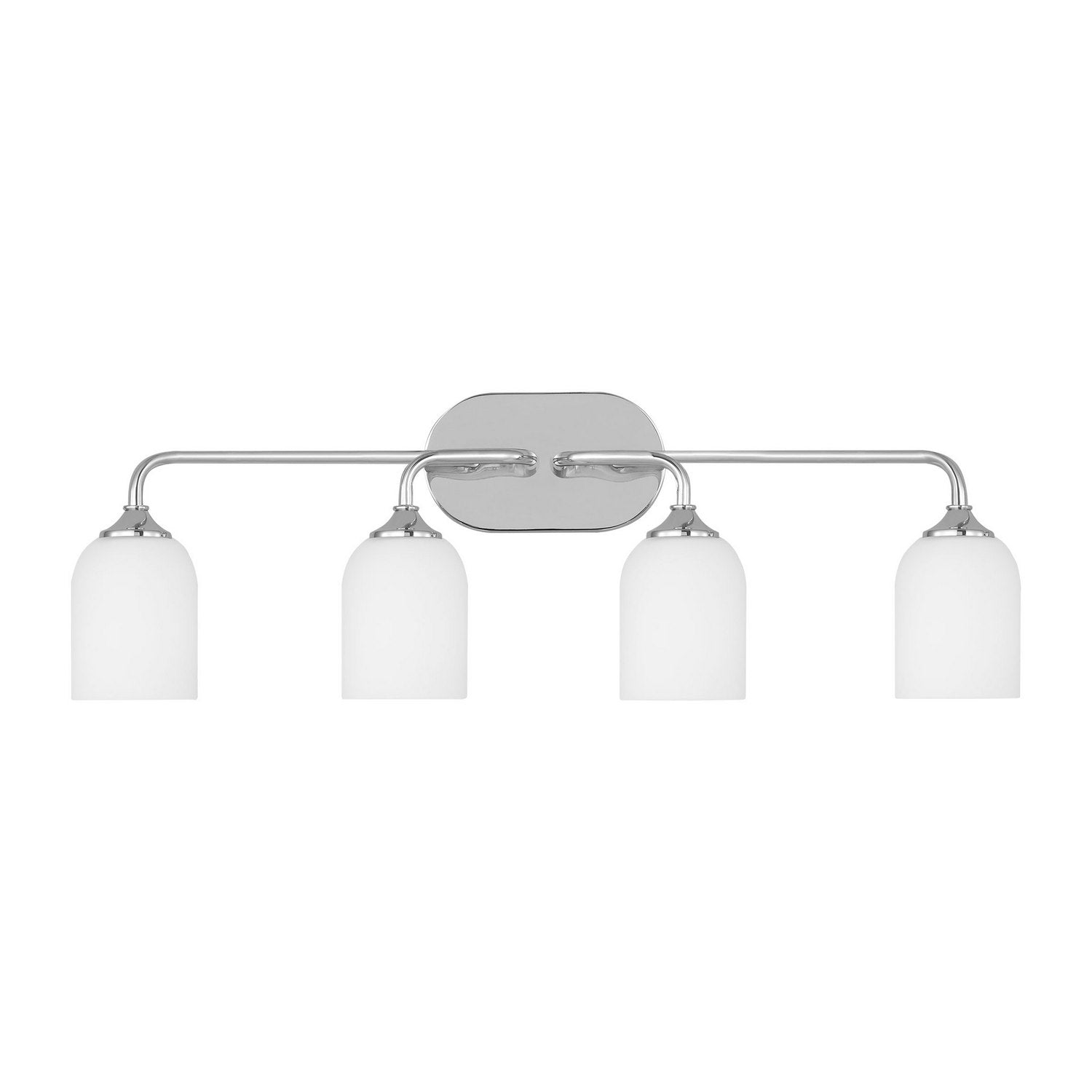 Generation Lighting - GLV1024EN3/CH - Four Light Vanity - Emile - Chrome