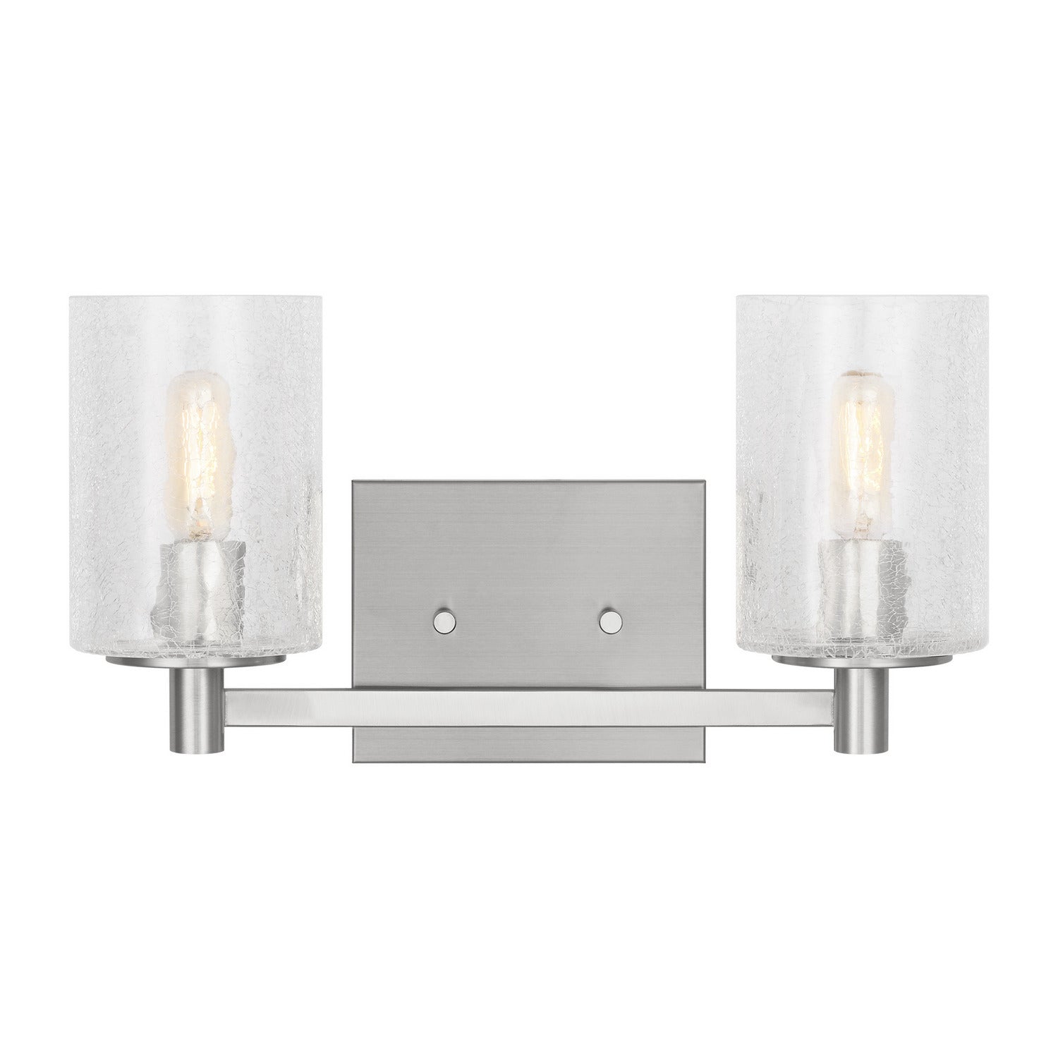 Generation Lighting - GLV1032EN/BS - Two Light Wall / Bath - Parker - Brushed Steel
