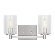Generation Lighting - GLV1032EN/BS - Two Light Wall / Bath - Parker - Brushed Steel