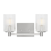 Generation Lighting - GLV1042EN/BS - Two Light Wall / Bath - Lando - Brushed Steel
