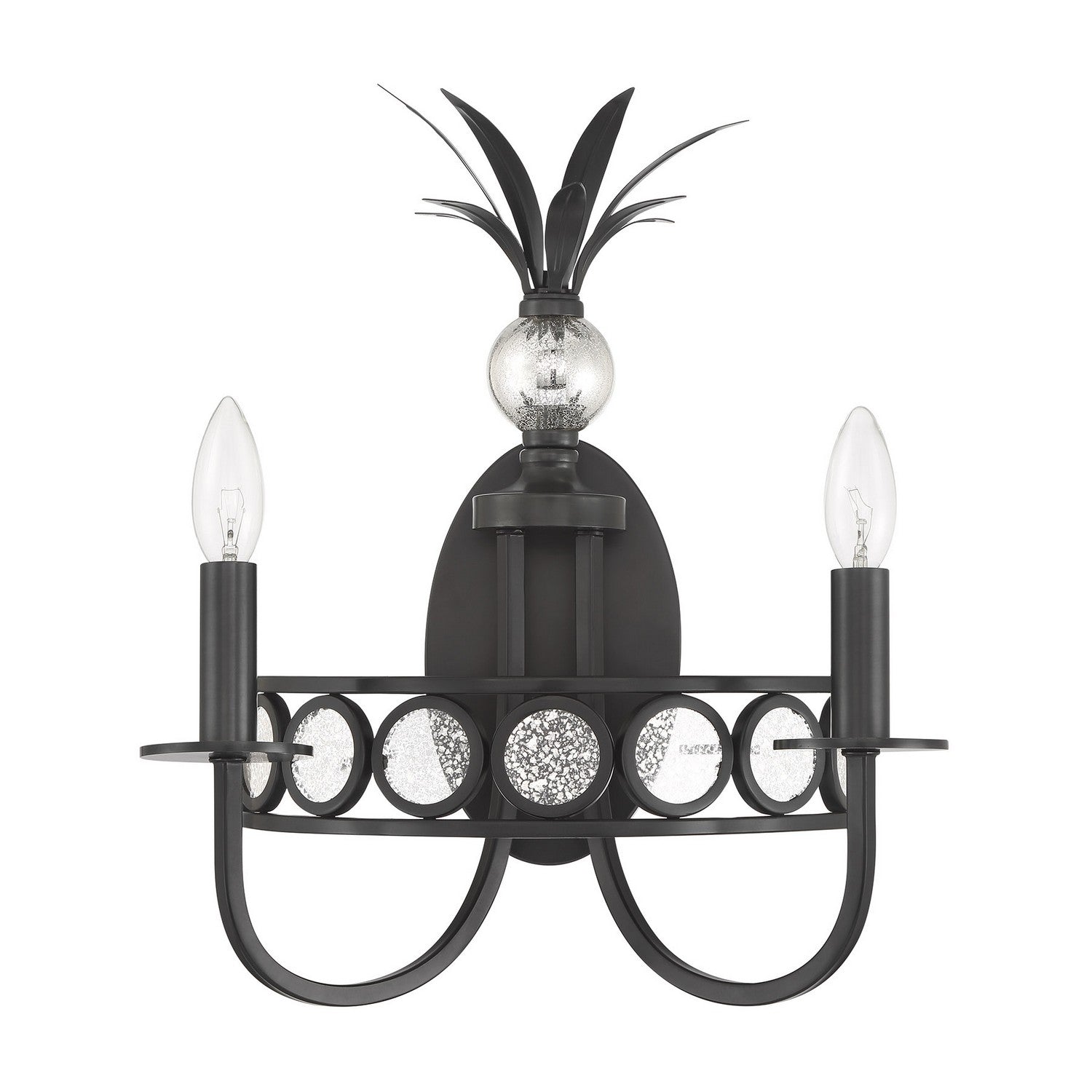 Savoy House - 9-1207-2-188 - Two Light Wall Sconce - Hearst - Black Tourmaline