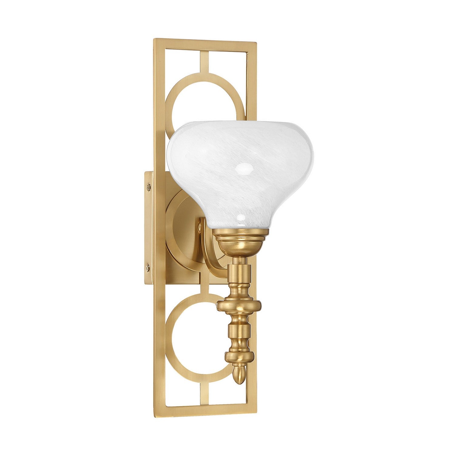 Savoy House - 9-1607-1-322 - One Light Wall Sconce - Allston - Warm Brass