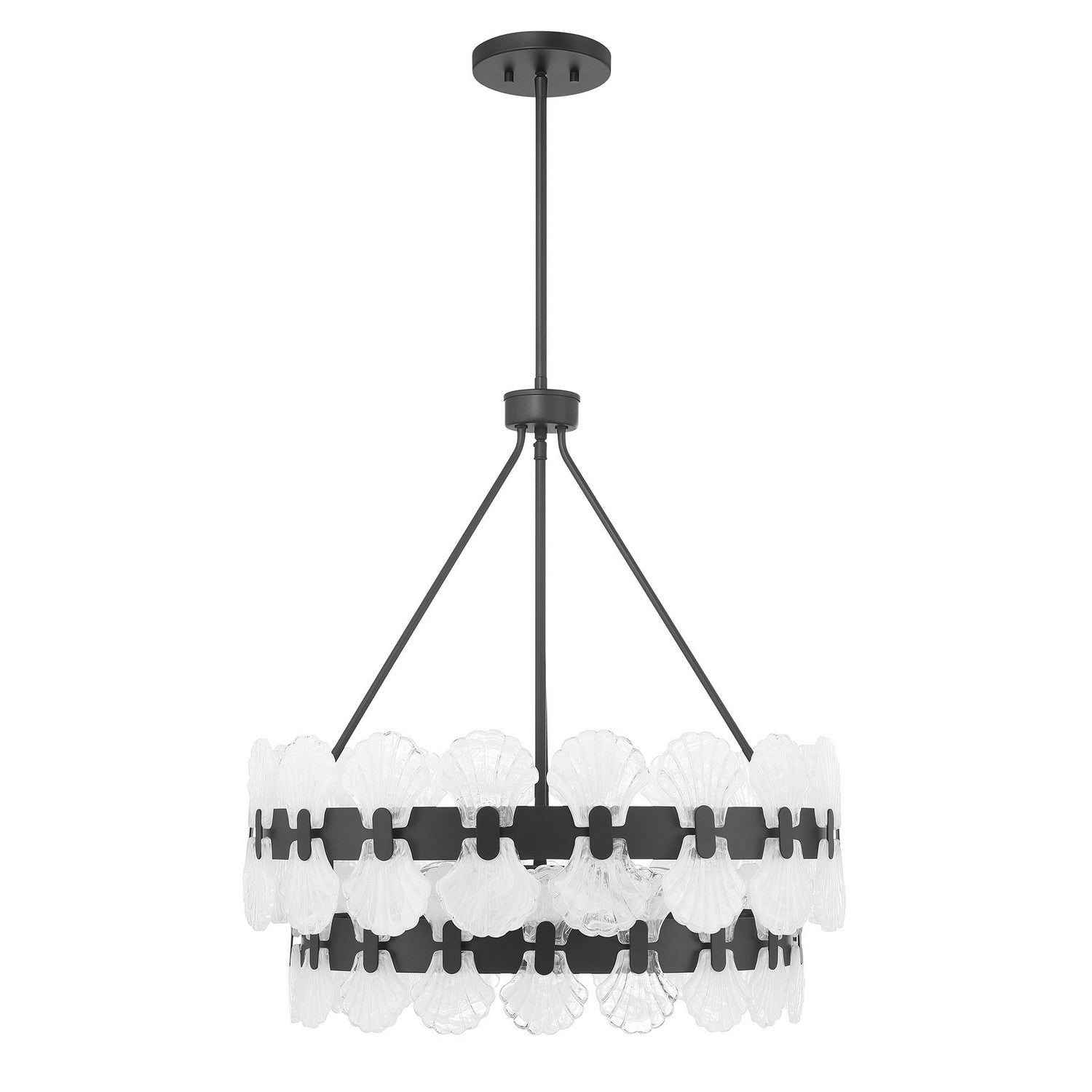 Savoy House - 1-3606-5-89 - Five Light Chandelier - Bancroft - Matte Black