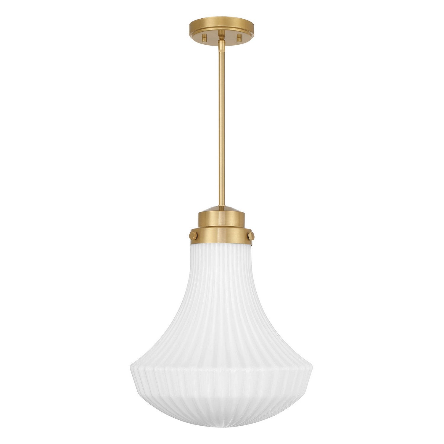 Savoy House - 7-0108-1-322 - One Light Pendant - Bartlet - Warm Brass