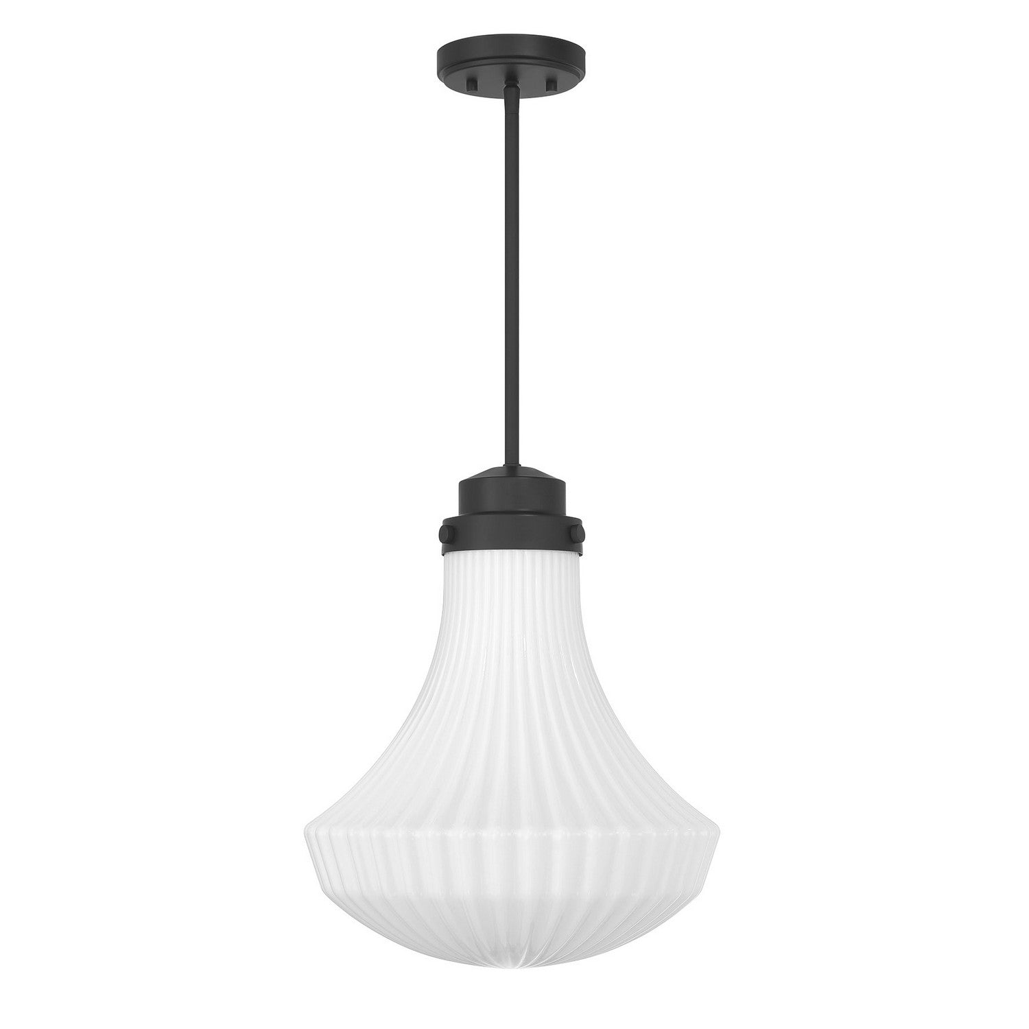 Savoy House - 7-0108-1-89 - One Light Pendant - Bartlet - Matte Black