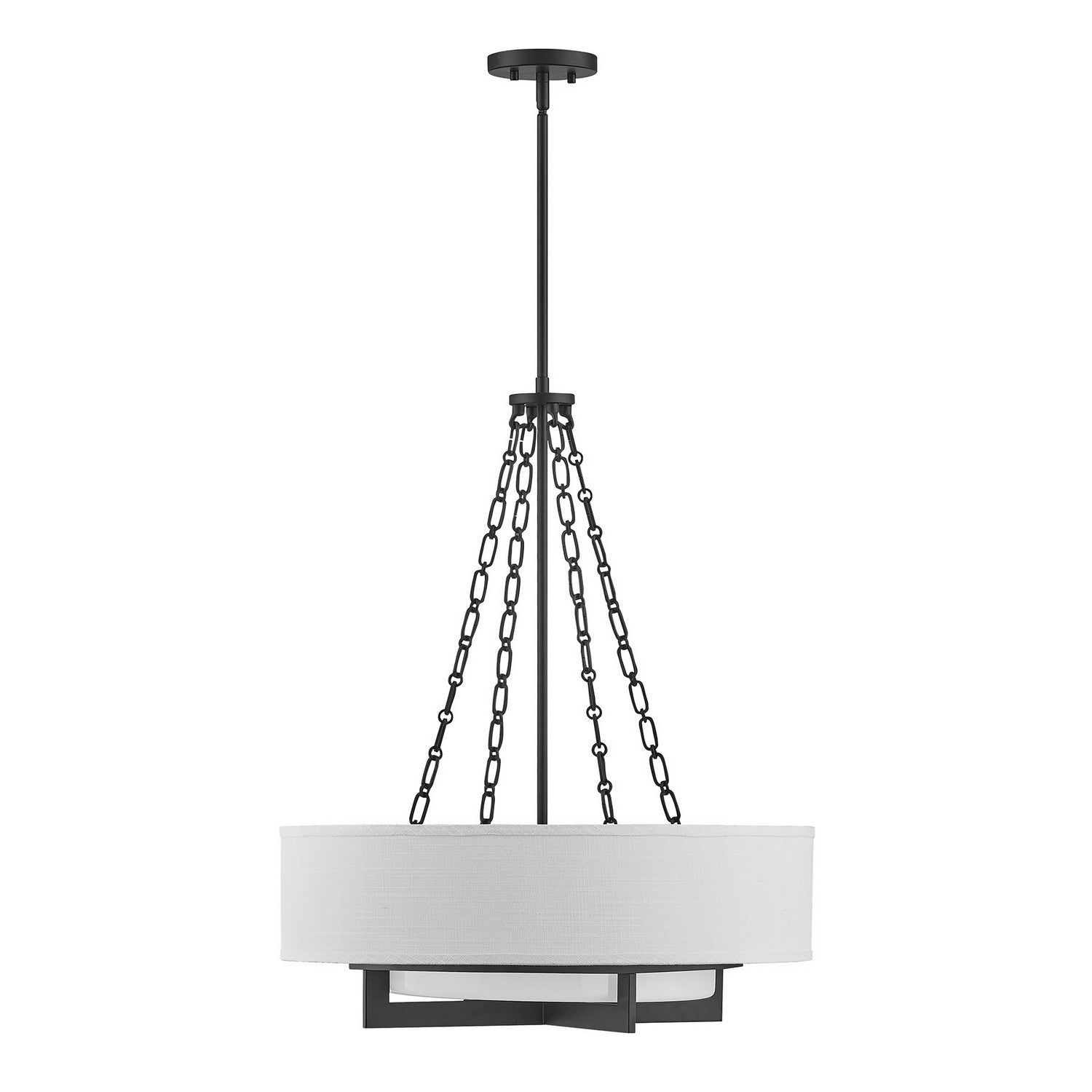 Savoy House - 7-4999-4-89 - Four Light Pendant - Brentwood - Matte Black