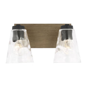 Generation Lighting - GLV1112MBKCRO - Vanity - Dunton - Midnight Black