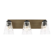 Generation Lighting - GLV1113MBKCRO - Vanity - Dunton - Midnight Black