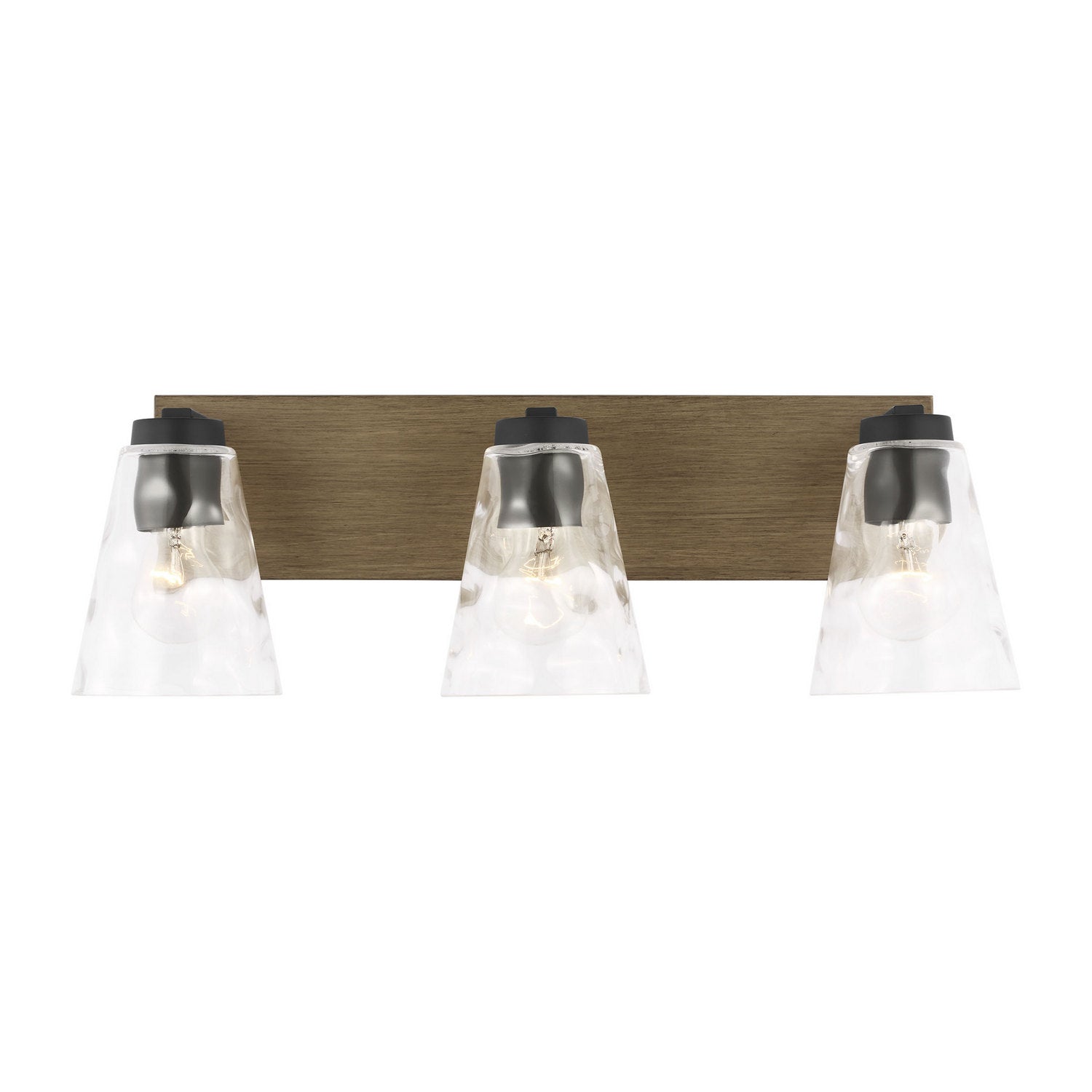 Generation Lighting - GLV1113MBKCRO - Vanity - Dunton - Midnight Black