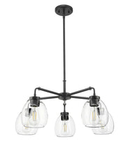 Acclaim Lighting - IN20063BK - Five Light Chandelier - Dawes - Matte Black
