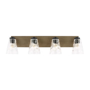 Generation Lighting - GLV1114MBKCRO - Vanity - Dunton - Midnight Black