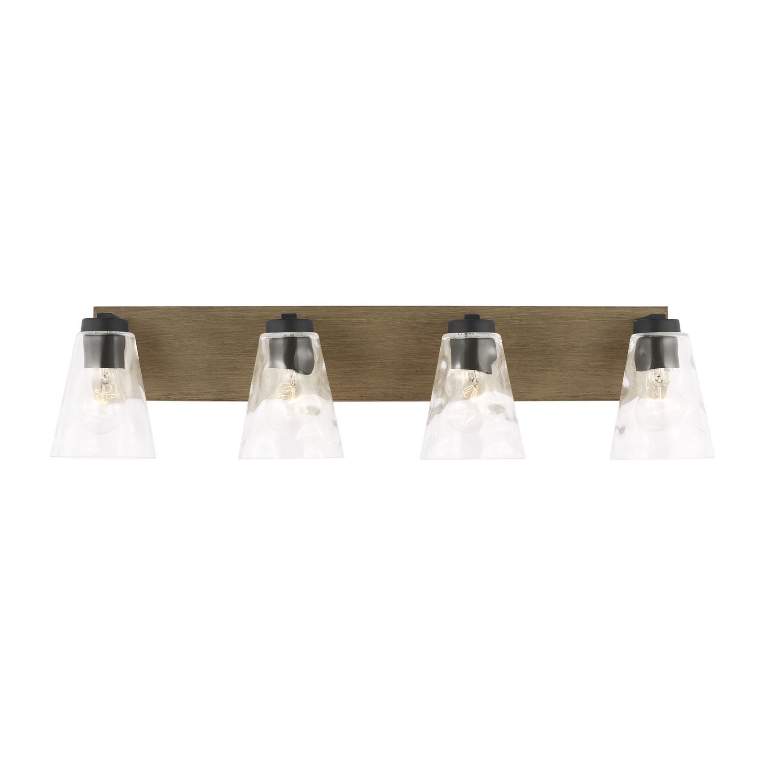 Generation Lighting - GLV1114MBKCRO - Vanity - Dunton - Midnight Black