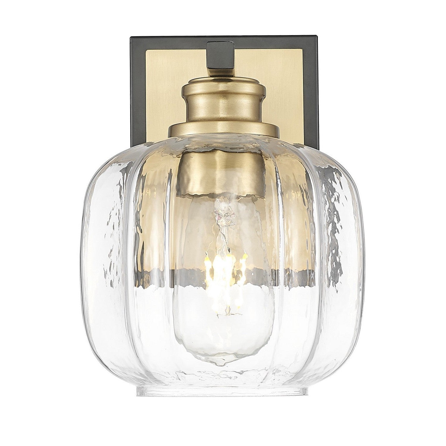 Acclaim Lighting - IN40030BK - One Light Wall Sconce - Oxley - Matte Black and Brass