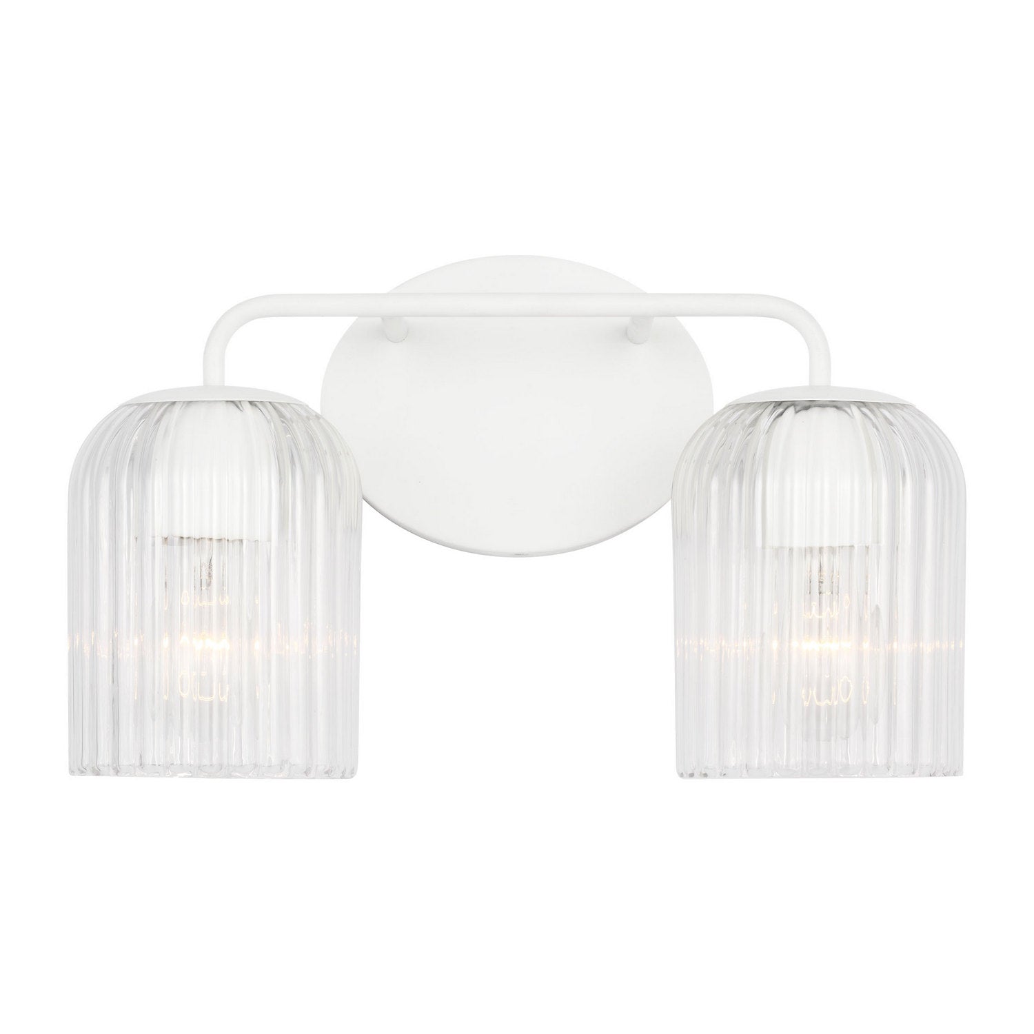Generation Lighting - GLV1132MWT - Two Light Vanity - Eisele - Matte White