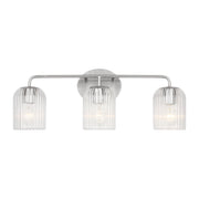 Generation Lighting - GLV1133BS - Three Light Vanity - Eisele - Brushed Nickel