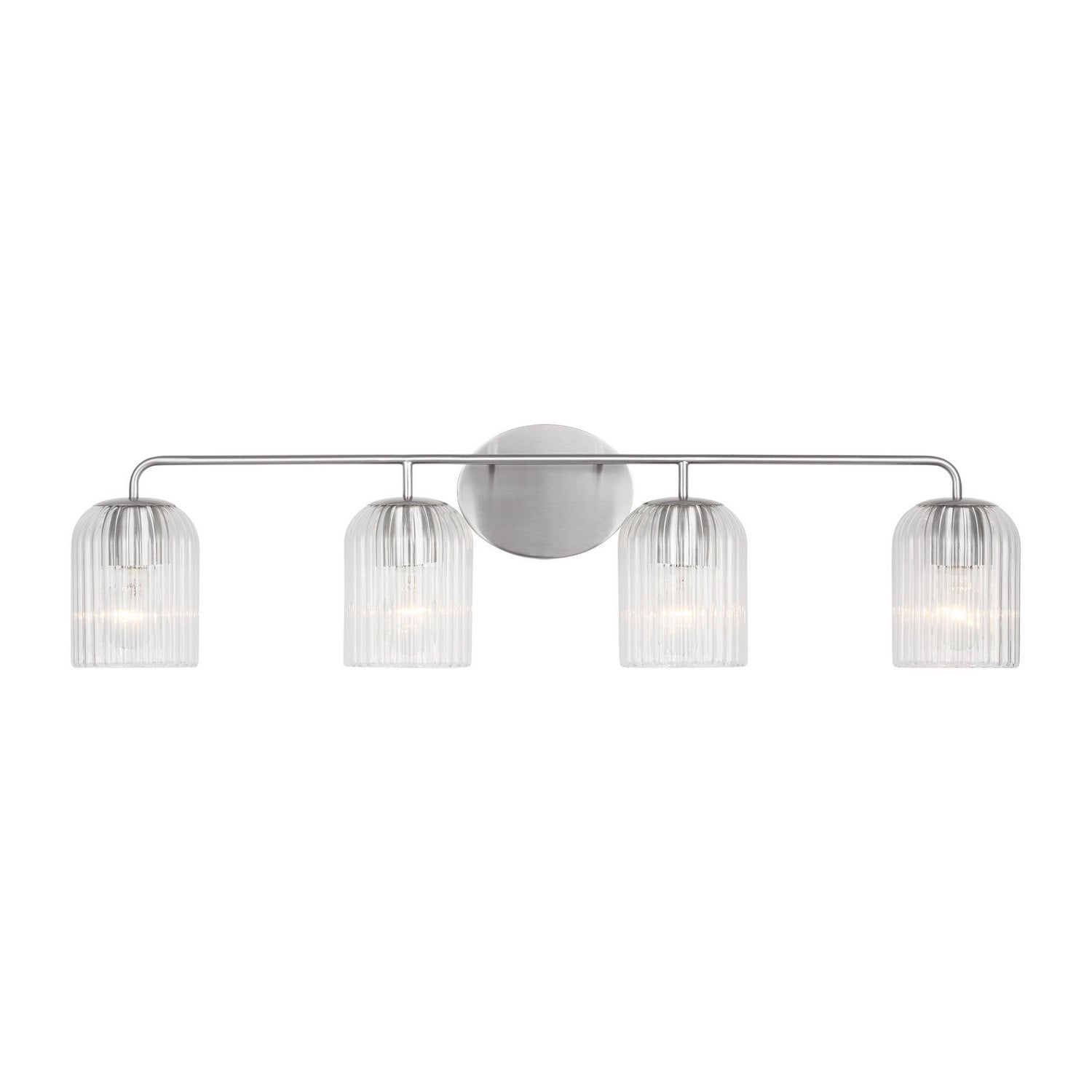 Generation Lighting - GLV1134BS - Four Light Vanity - Eisele - Brushed Nickel