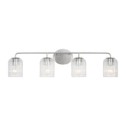 Generation Lighting - GLV1134BS - Four Light Vanity - Eisele - Brushed Nickel
