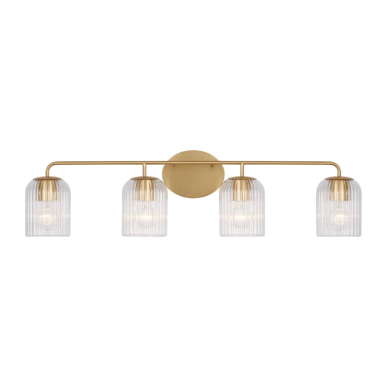 Generation Lighting - GLV1134SB - Four Light Vanity - Eisele - Satin Brass