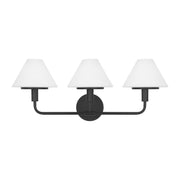 Generation Lighting - GLW1033MBK - Wall Sconce - Mendota - Midnight Black