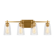 Visual Comfort Studio - VS24304BBS - Four Light Vanity - Mercer - Burnished Brass