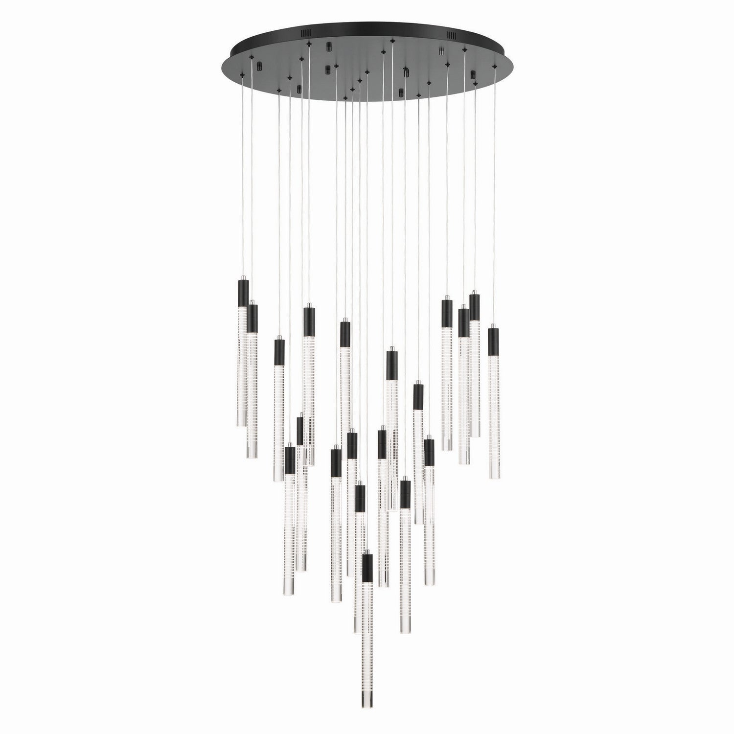 Artcraft - AC12140BK - LED Chandelier - Celine - Brass