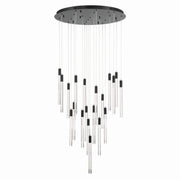 Artcraft - AC12140BK - LED Chandelier - Celine - Brass