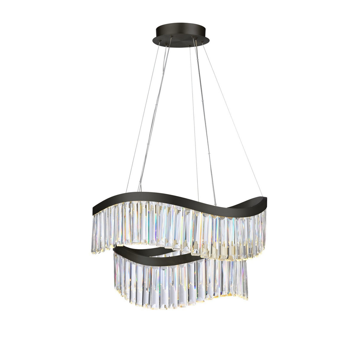 Artcraft - AC12201BK - LED Chandelier - Jules - Black