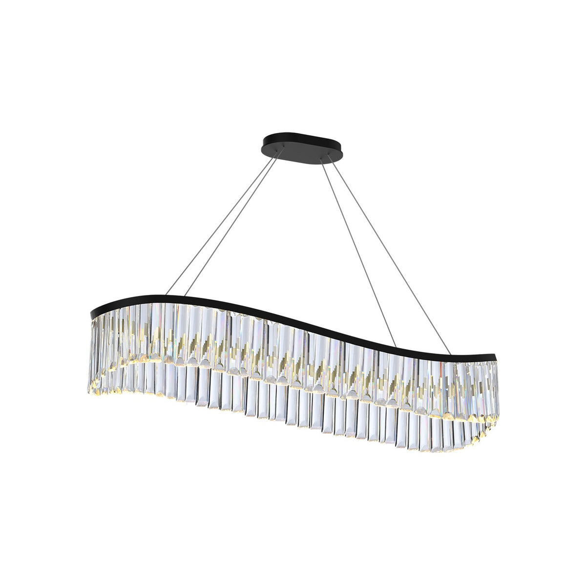 Artcraft - AC12204BK - LED Island Pendant - Jules - Black