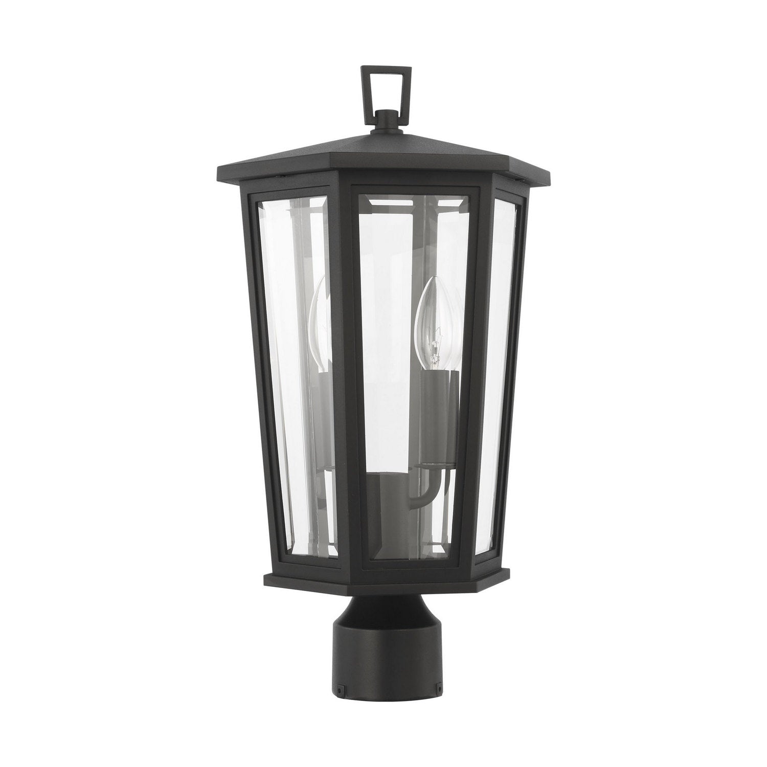 Visual Comfort Studio - SLO1092TXB - Two Light Post Lantern - Witley - Textured Black