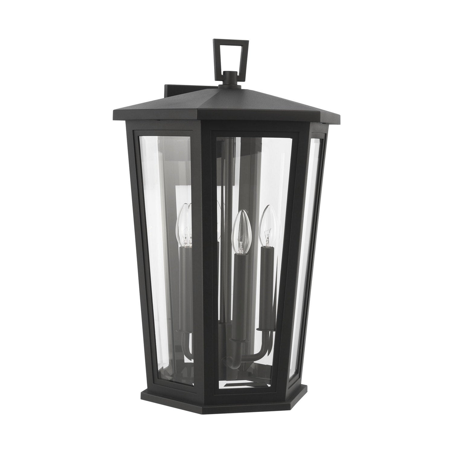 Visual Comfort Studio - SLO1074TXB - Four Light Wall Lantern - Witley - Textured Black