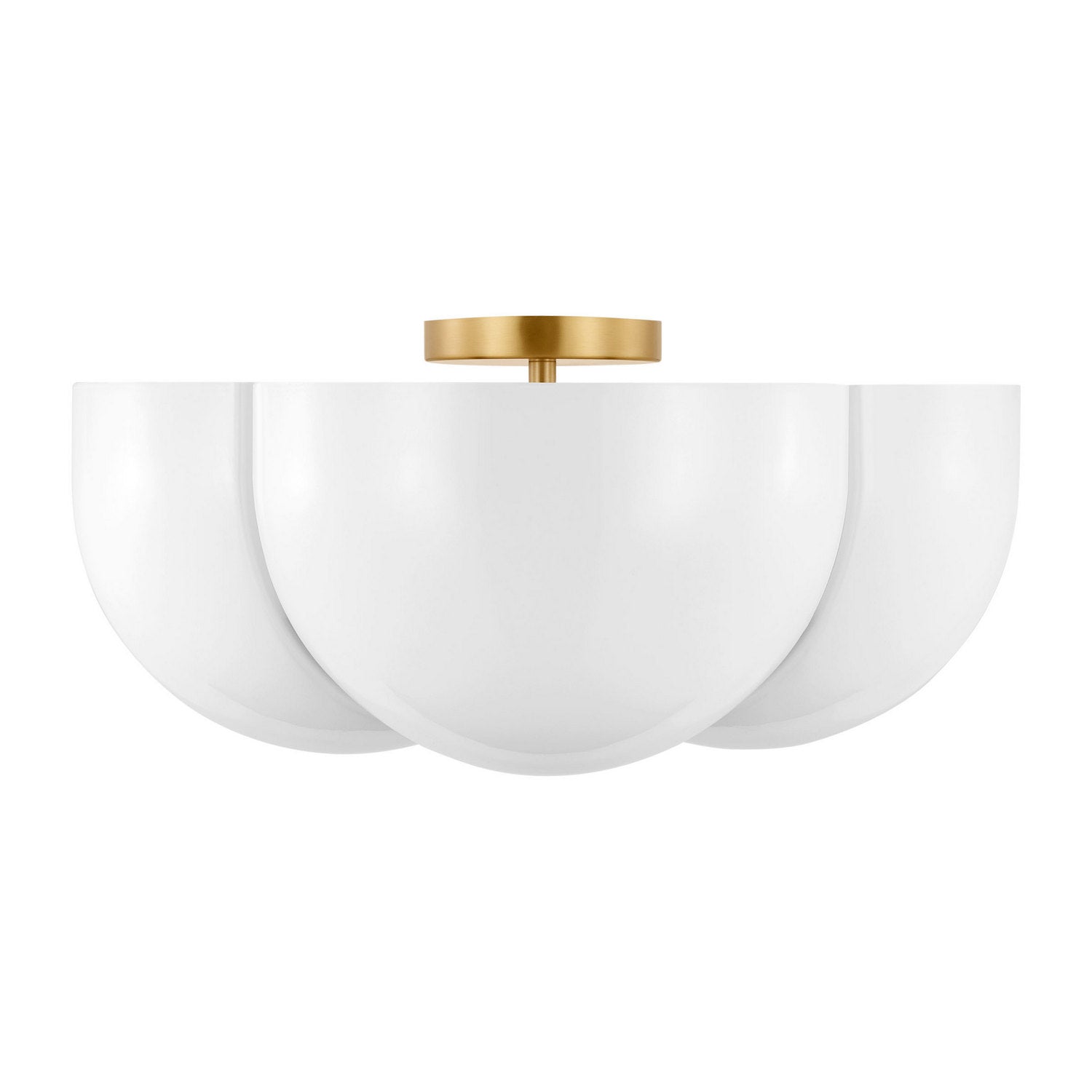 Visual Comfort Studio - LXF1004BBS - Four Light Semi-Flush Mount - Cheverny - Burnished Brass